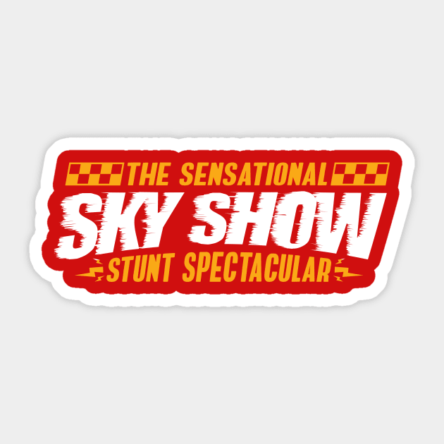 2021 - The Sensational Sky Show (Red) Sticker by jepegdesign